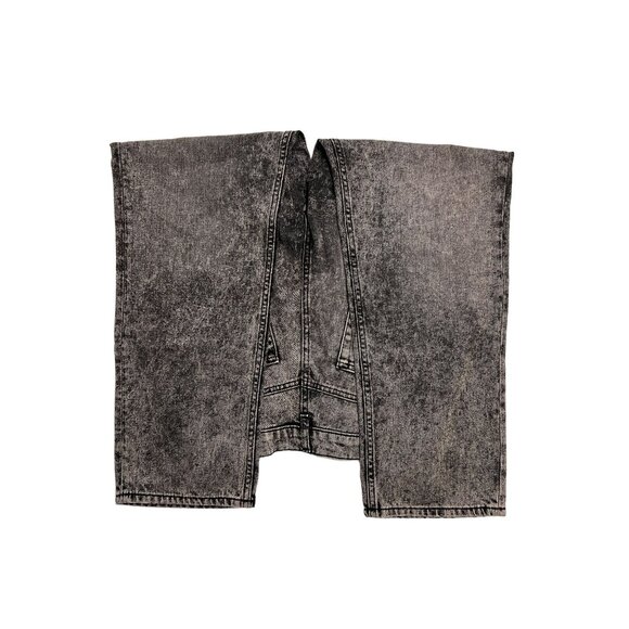 NWOT Sandro Lone Acid Washed Straight Leg Jeans Distressed Black Size 10… - Picture 5 of 16